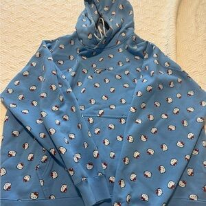 Nike Blue Patterned Women's Sweater